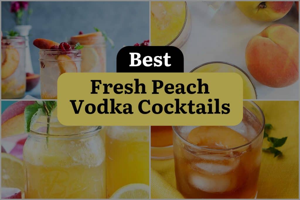 20 Fresh Peach Vodka Cocktails to Sip in the Sun | DineWithDrinks