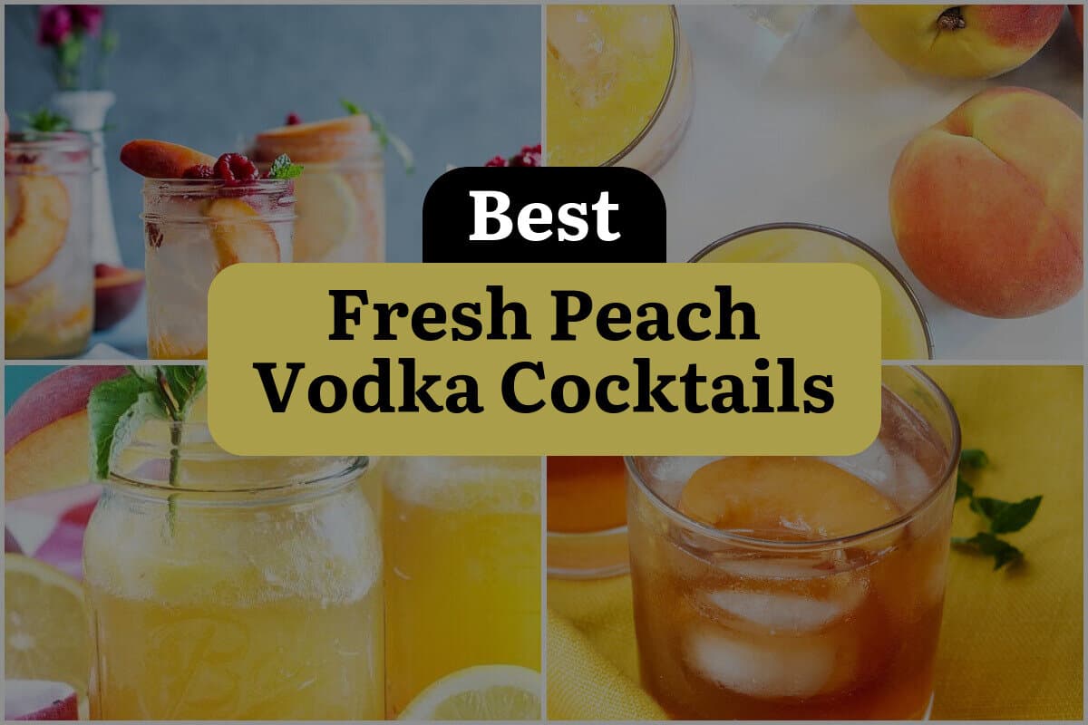 20 Best Fresh Peach Vodka Cocktails