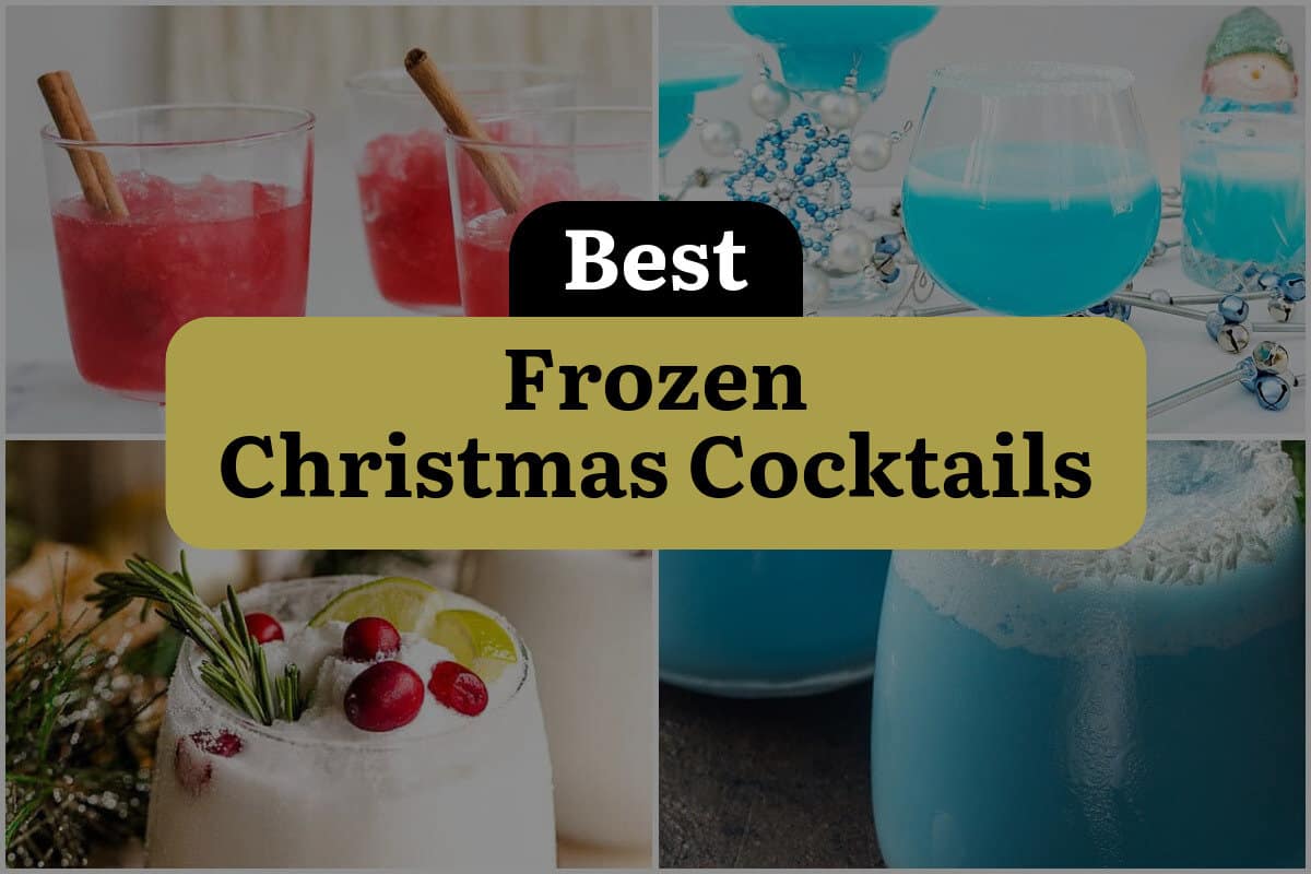 25 Best Frozen Christmas Cocktails