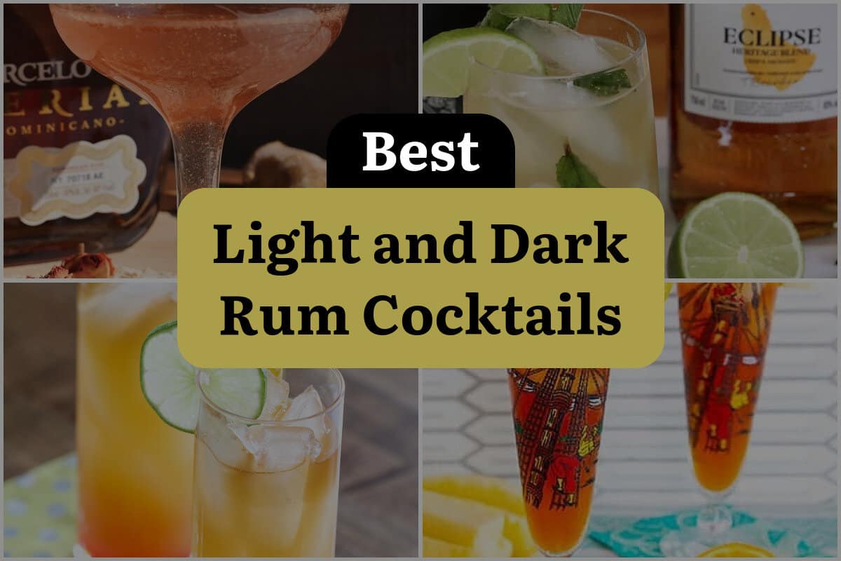 22 Best Light And Dark Rum Cocktails