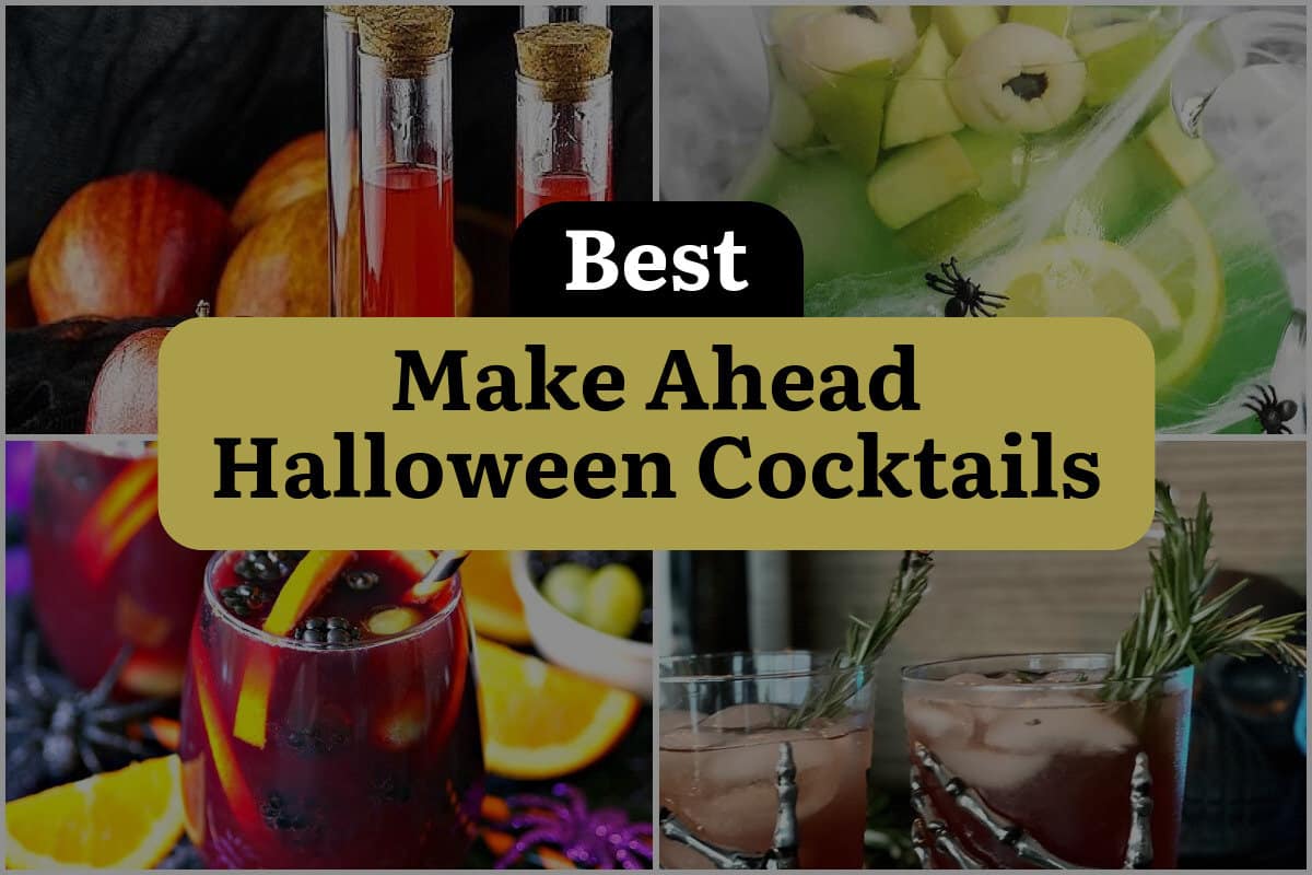 19 Best Make Ahead Halloween Cocktails