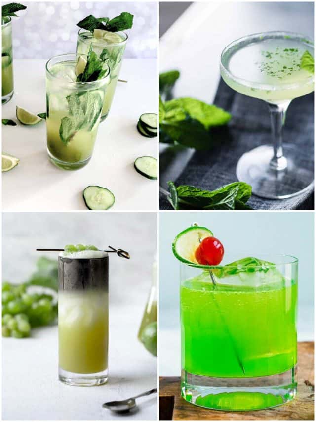 11 Naturally Green Cocktails To Fuel Your Inner Leprechaun!