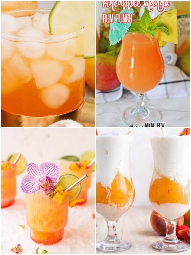 16 Peach Mango Rum Cocktails To Sip On All Summer Long