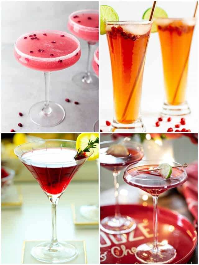 26 Pomegranate Christmas Cocktails To Jingle Your Bells!