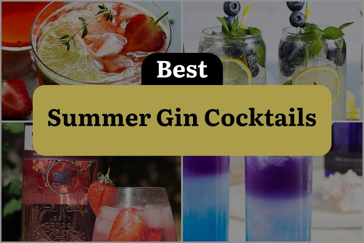 34 Best Summer Gin Cocktails