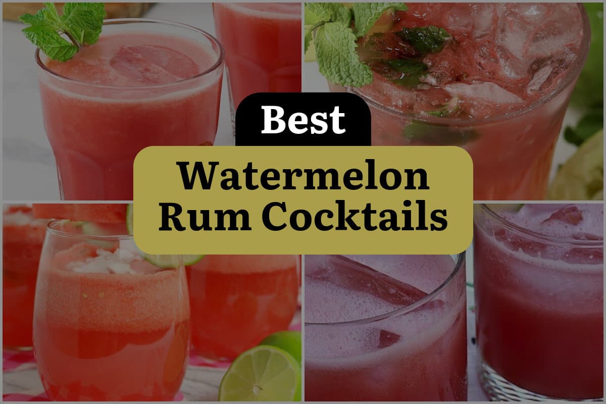 21 Best Watermelon Rum Cocktails