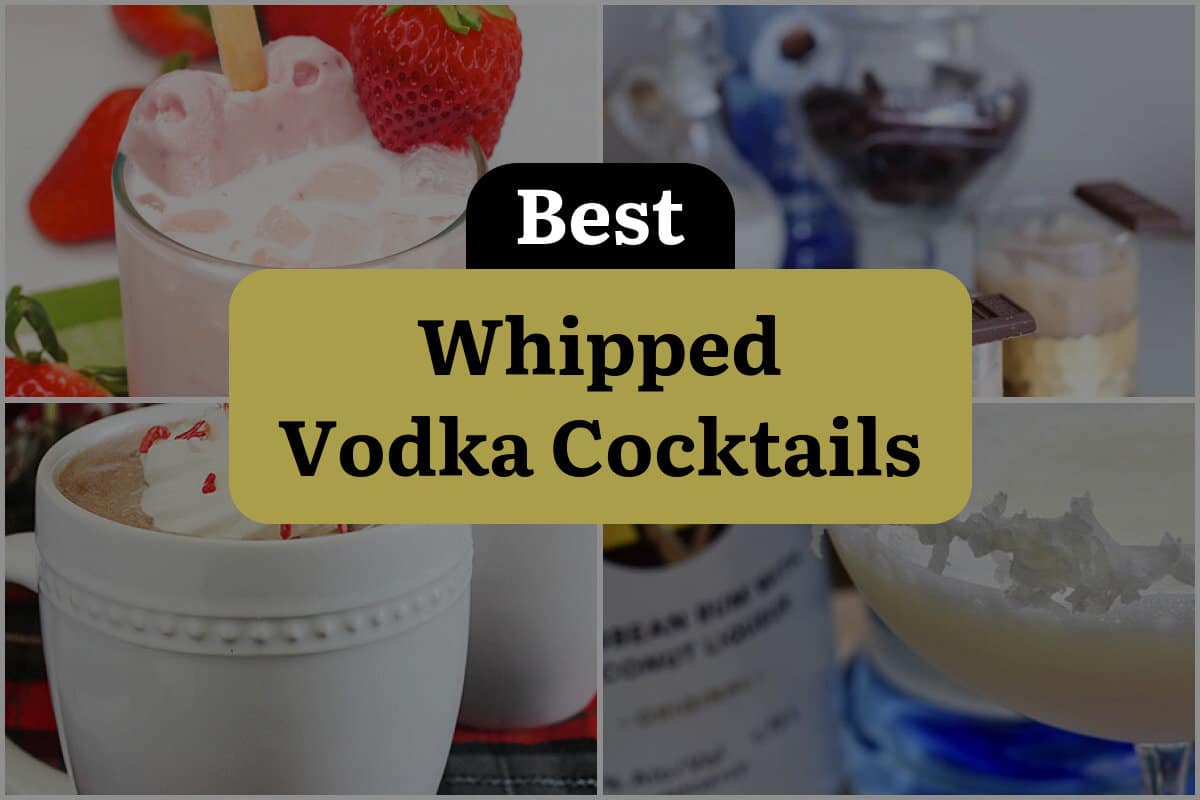 27 Best Whipped Vodka Cocktails