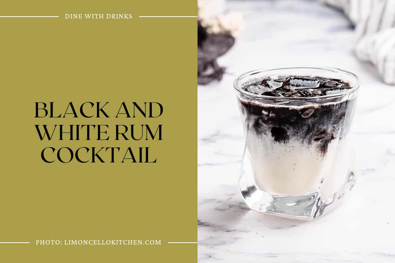 Black And White Rum Cocktail