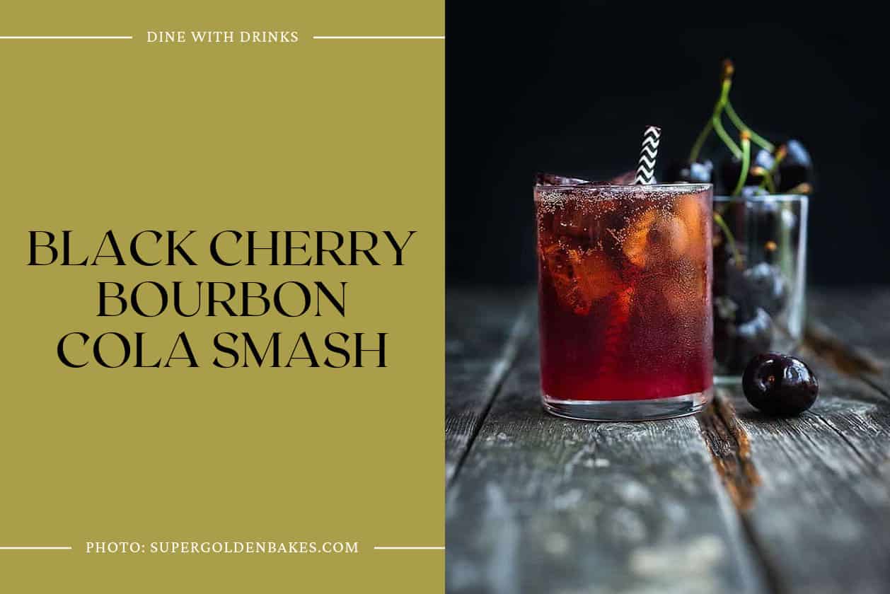 Black Cherry Bourbon Cola Smash