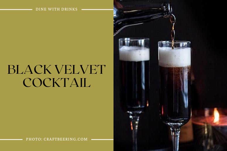 Black Velvet Cocktail