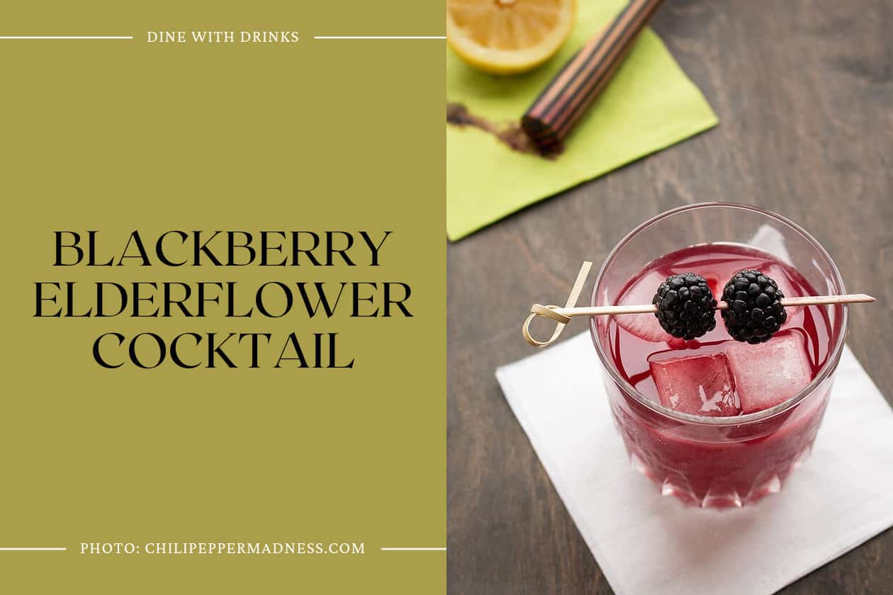 Blackberry Elderflower Cocktail