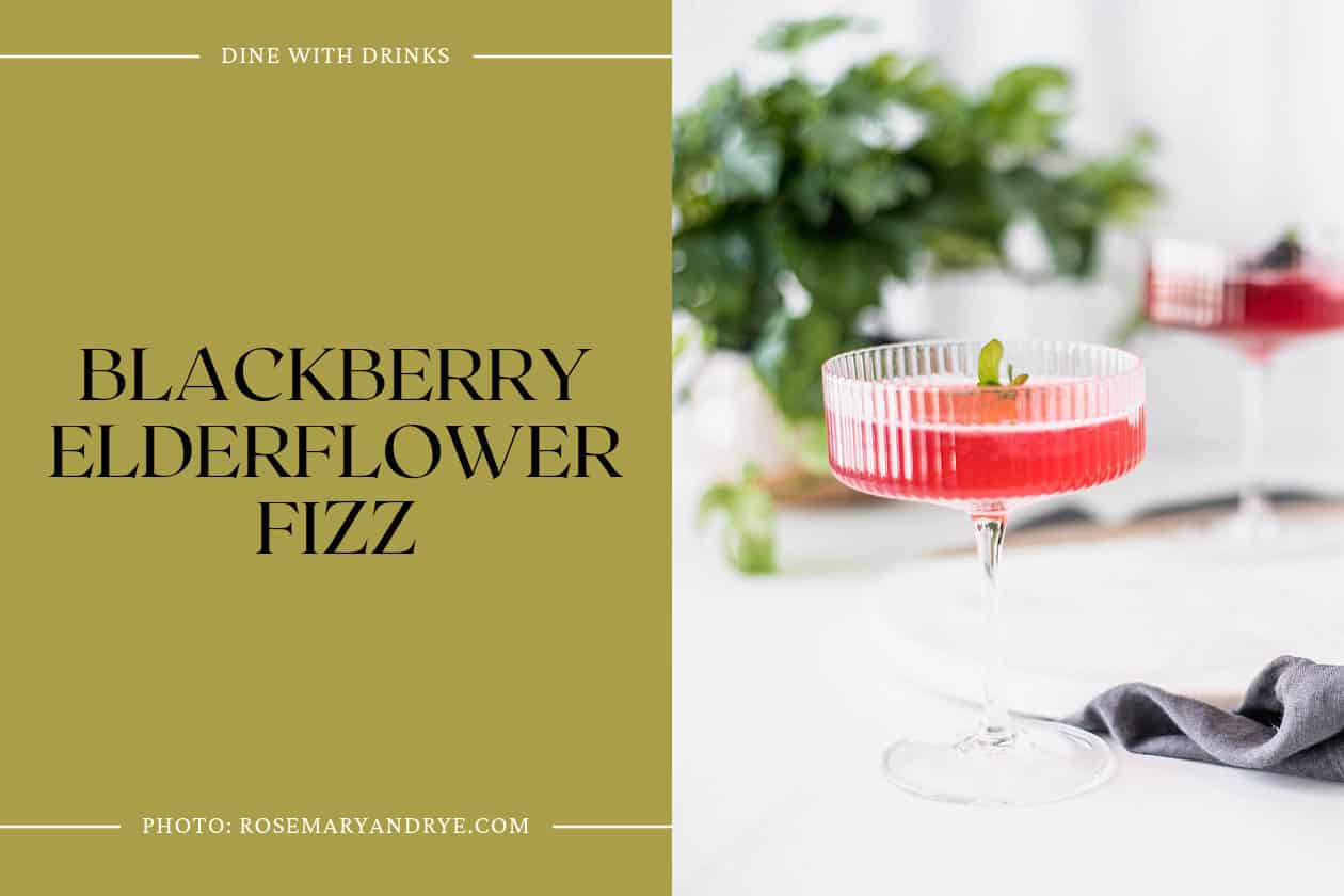 Blackberry Elderflower Fizz