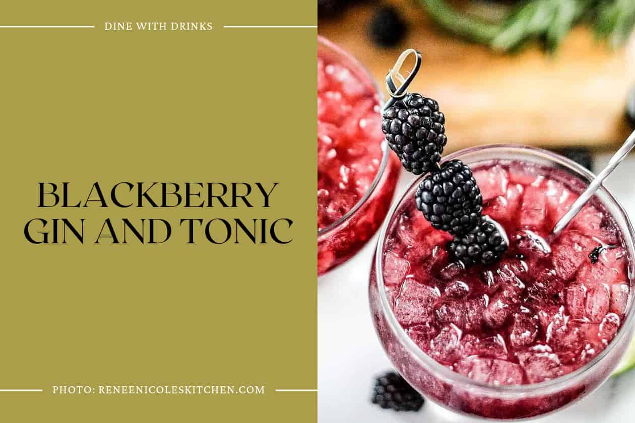 Blackberry Gin And Tonic