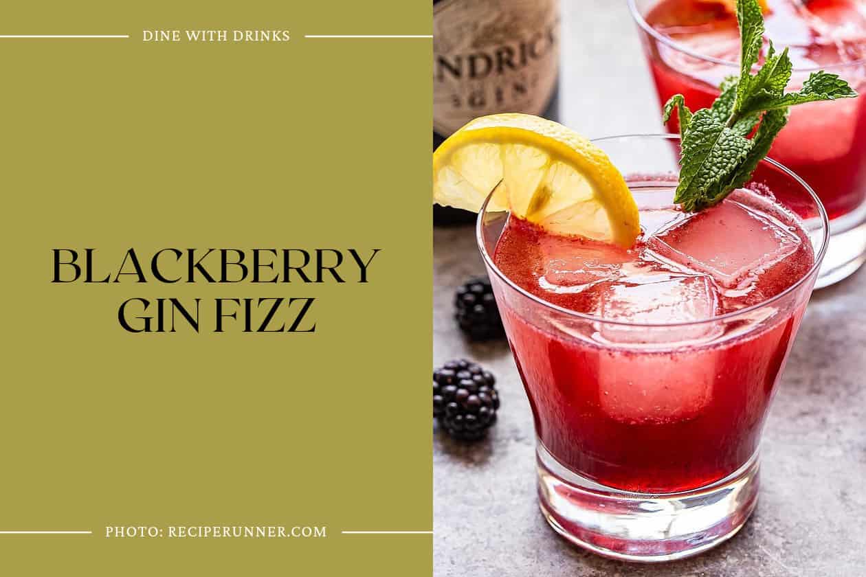 Blackberry Gin Fizz