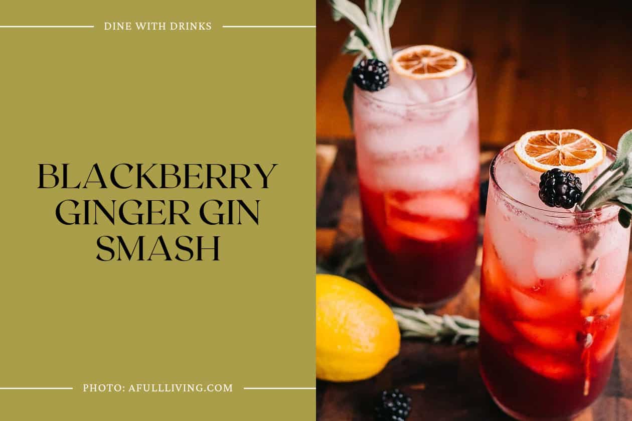 Blackberry Ginger Gin Smash