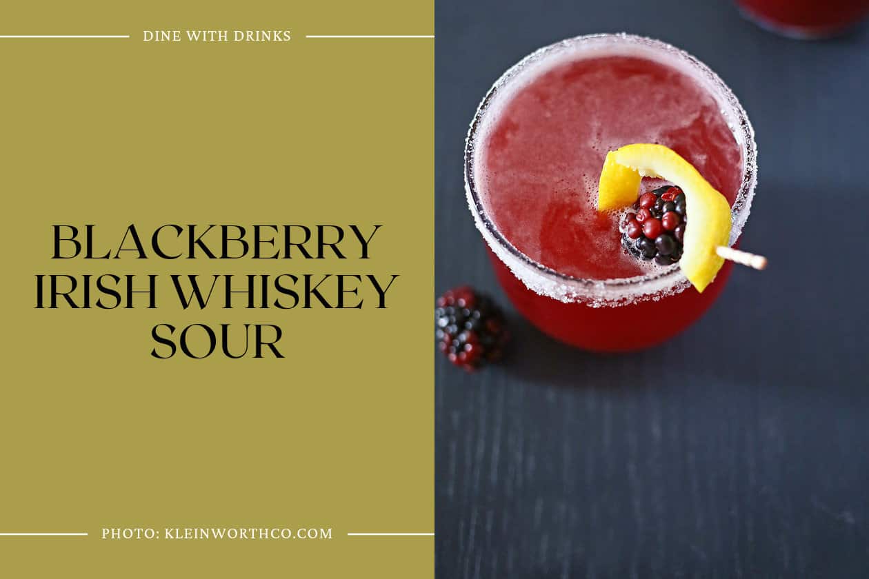 Blackberry Irish Whiskey Sour