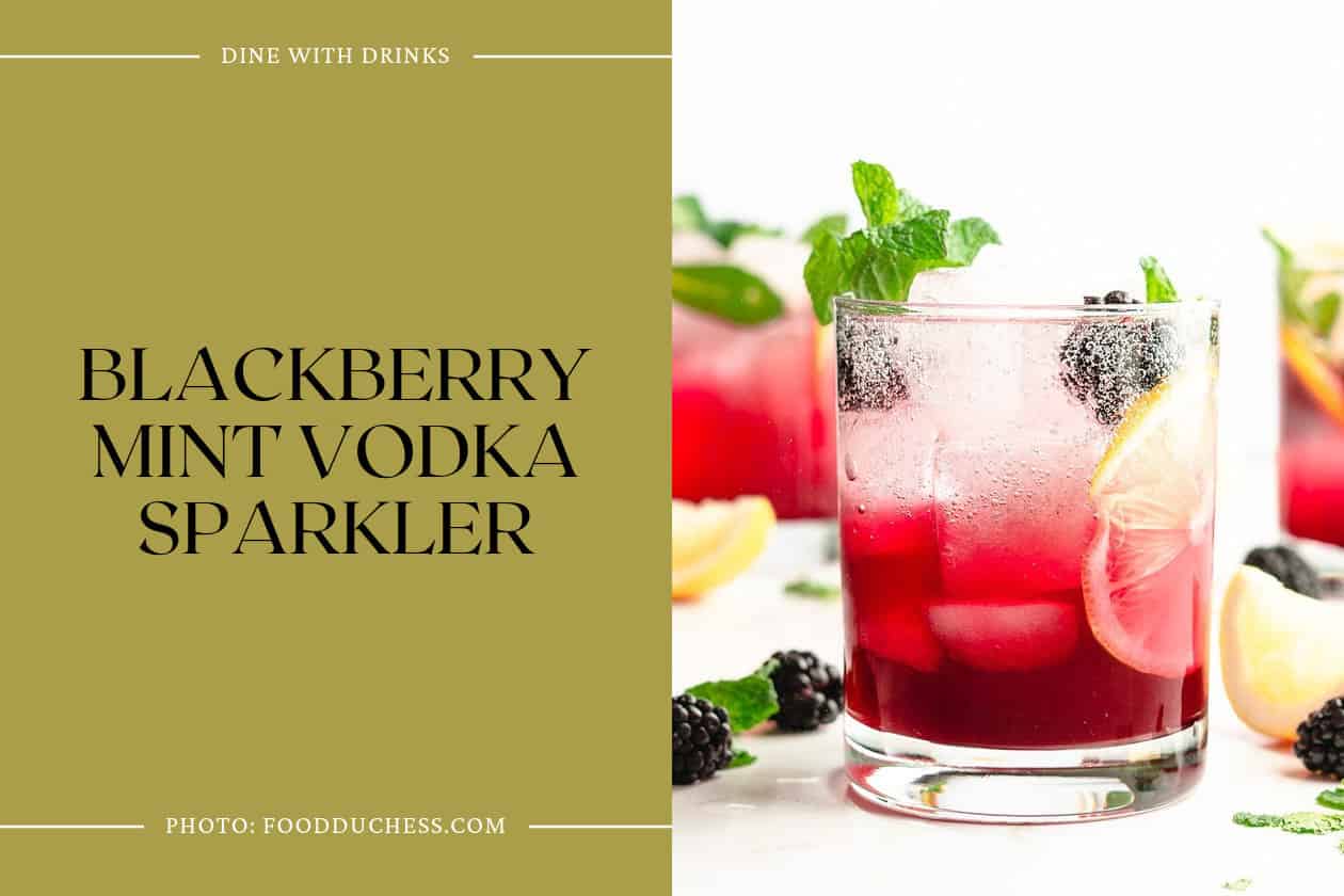 Blackberry Mint Vodka Sparkler