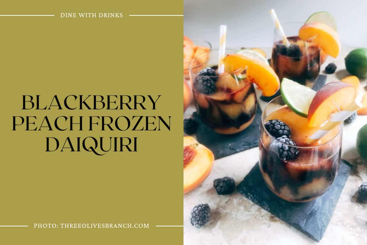 Blackberry Peach Frozen Daiquiri