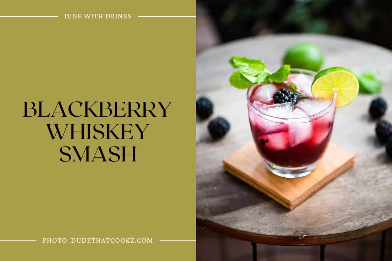 Blackberry Whiskey Smash
