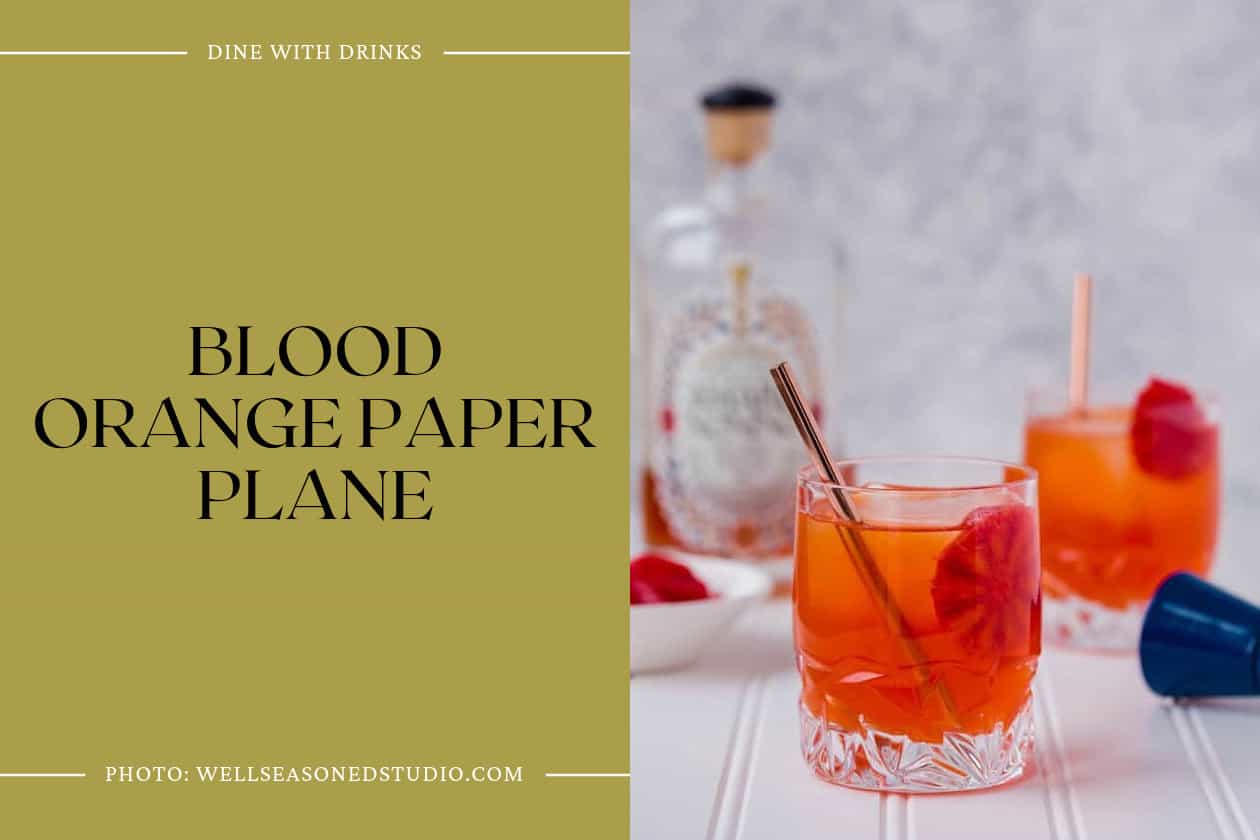 Blood Orange Paper Plane