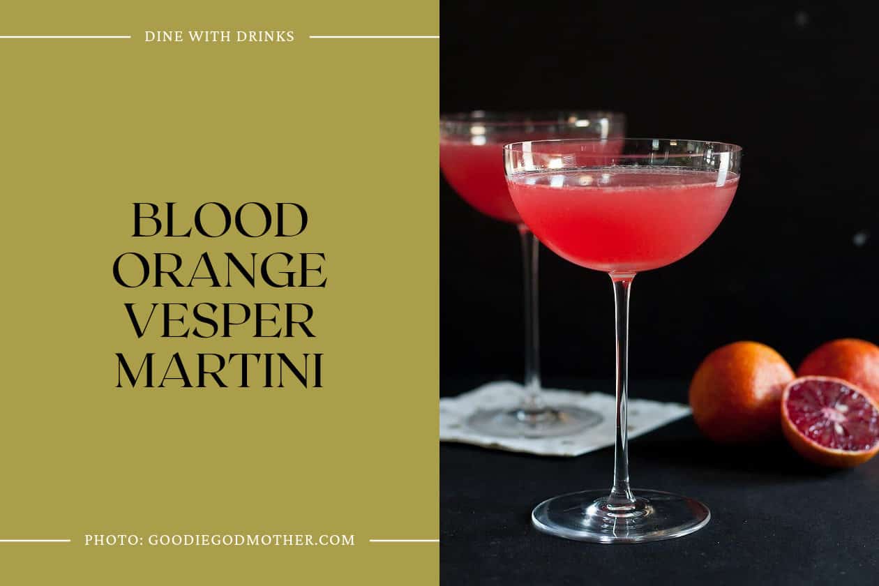 Blood Orange Vesper Martini