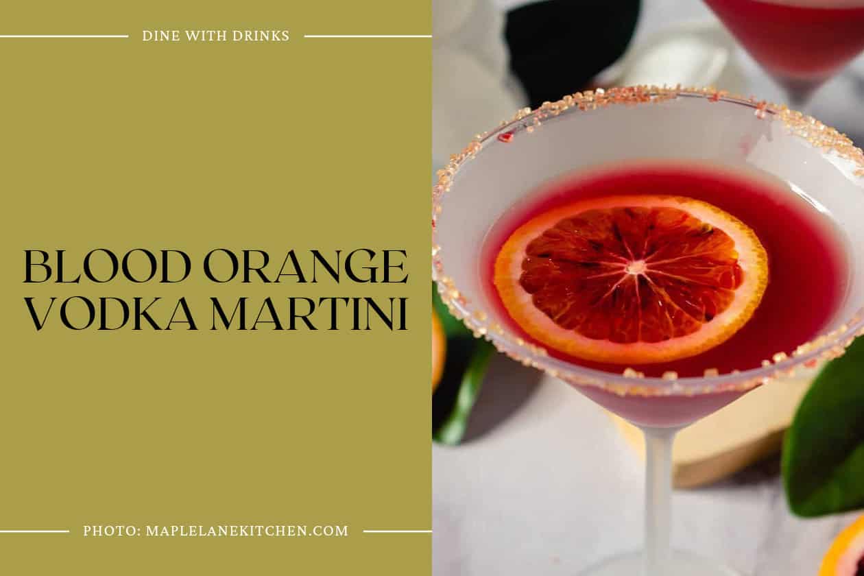 Blood Orange Vodka Martini