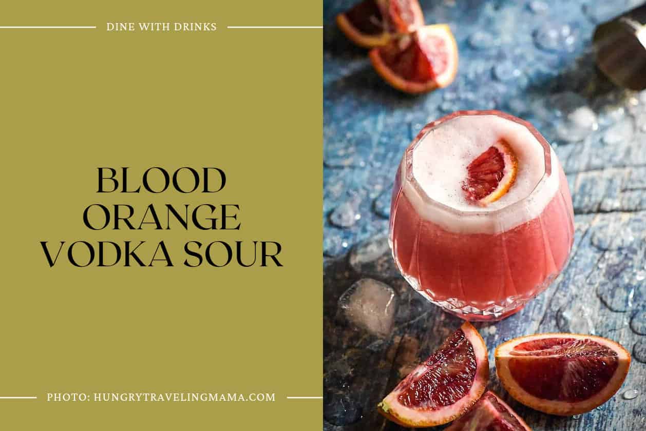 Blood Orange Vodka Sour