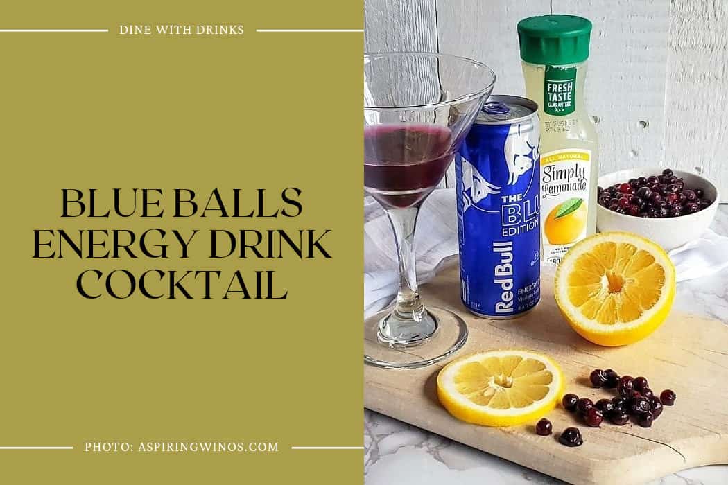 Blue Balls Energy Drink Cocktail