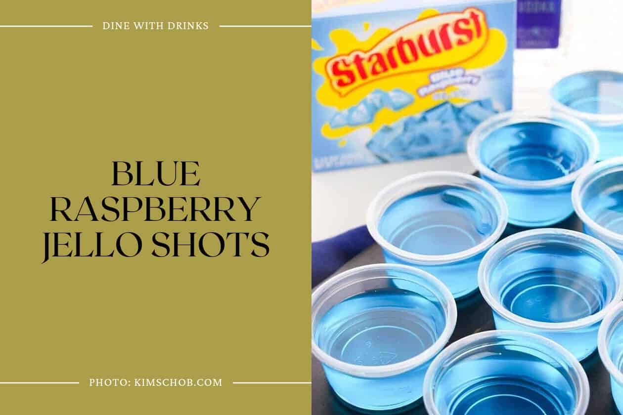 Blue Raspberry Jello Shots