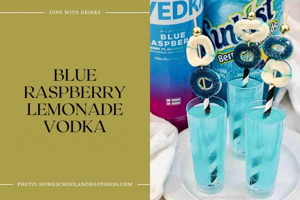 11 Blue Raspberry Vodka Cocktails That Will Blow Your Mind