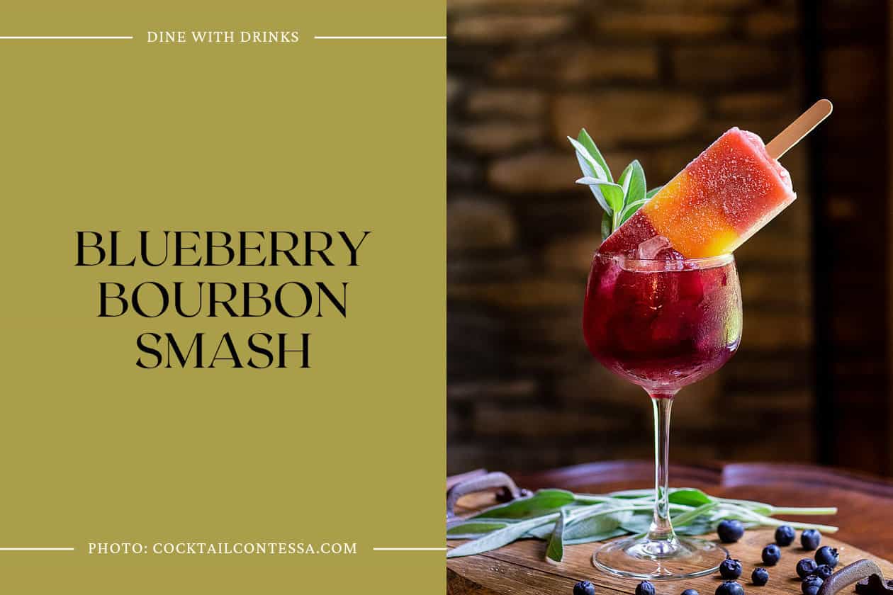 Blueberry Bourbon Smash