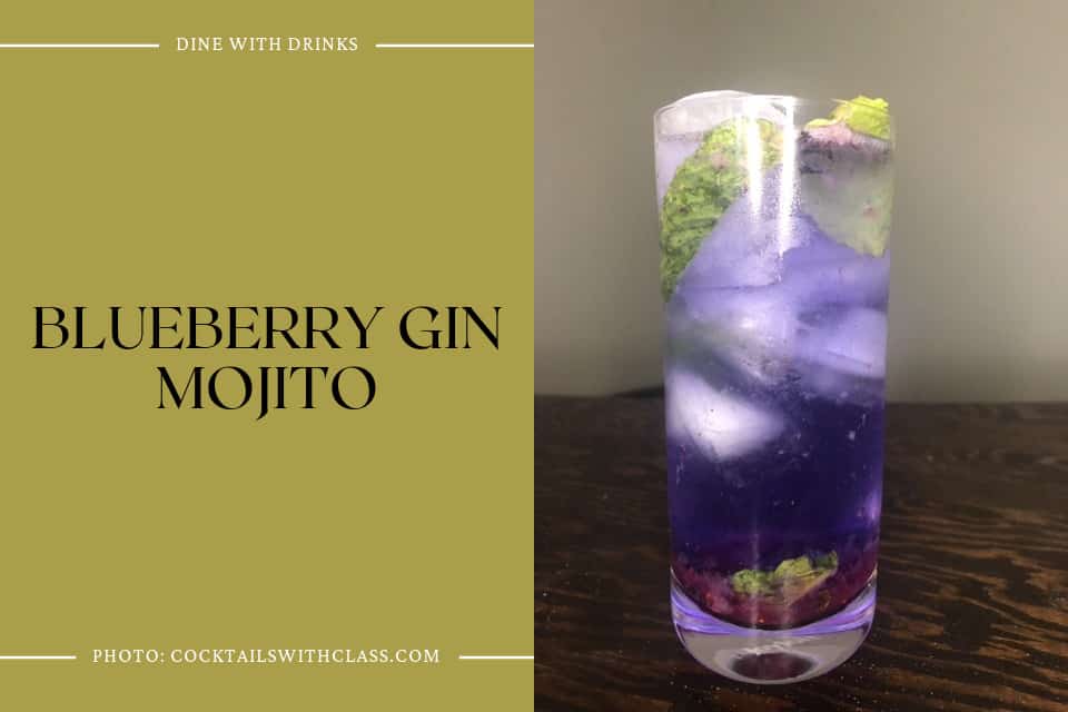 Blueberry Gin Mojito