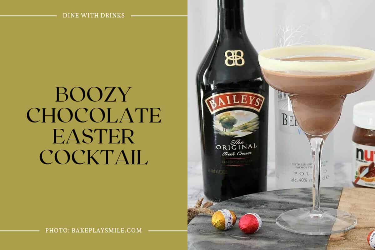 Boozy Chocolate Easter Cocktail