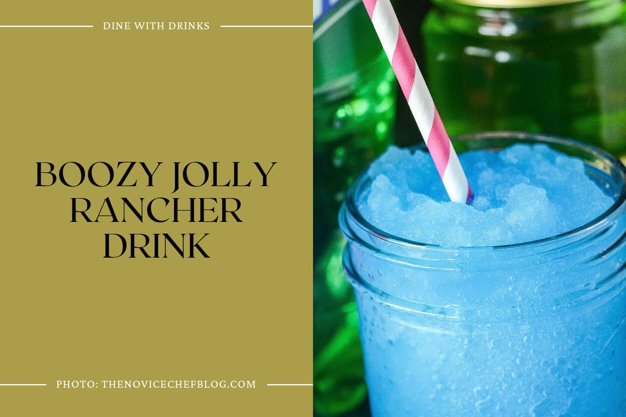 Boozy Jolly Rancher Drink