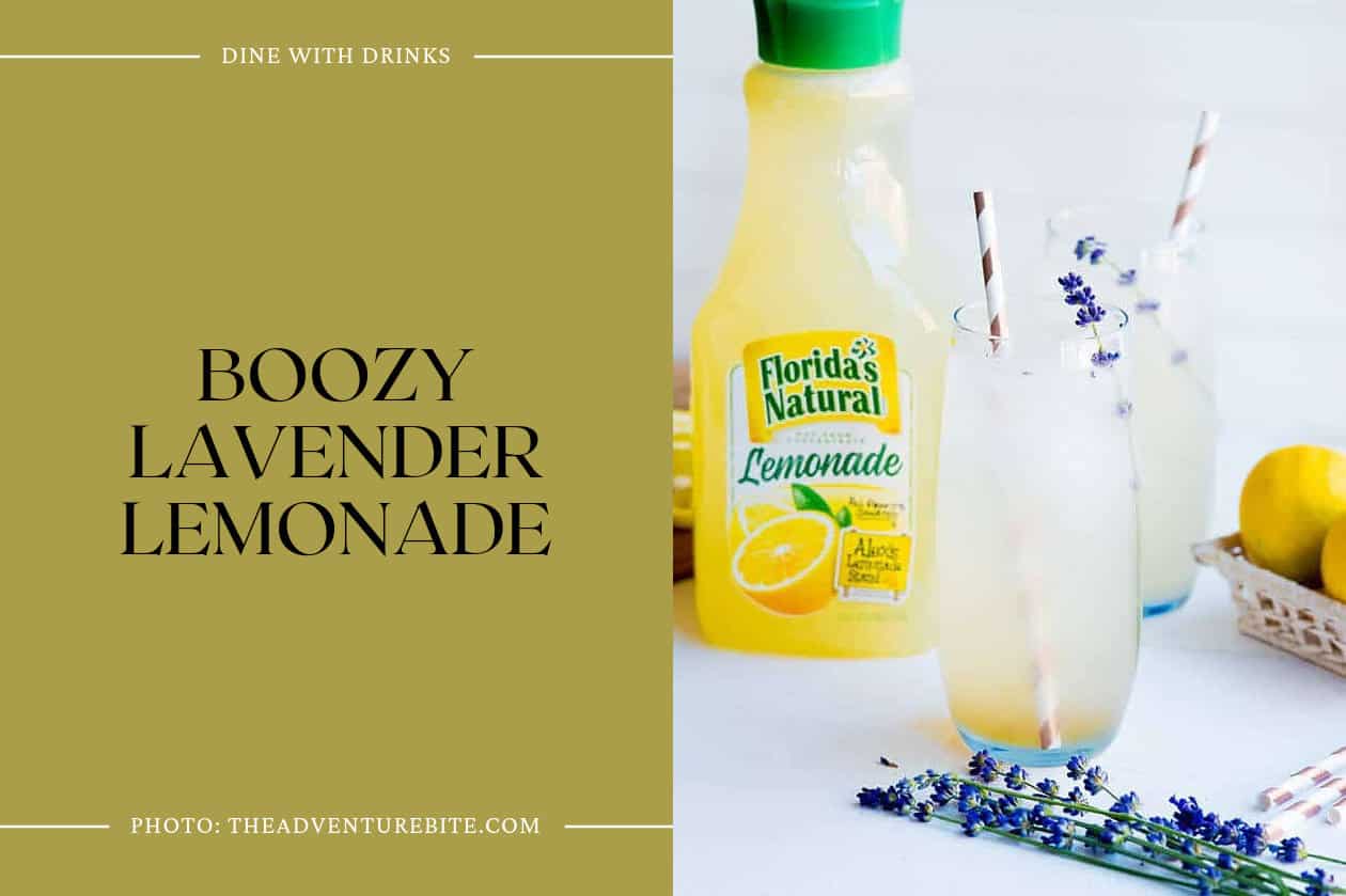 Boozy Lavender Lemonade
