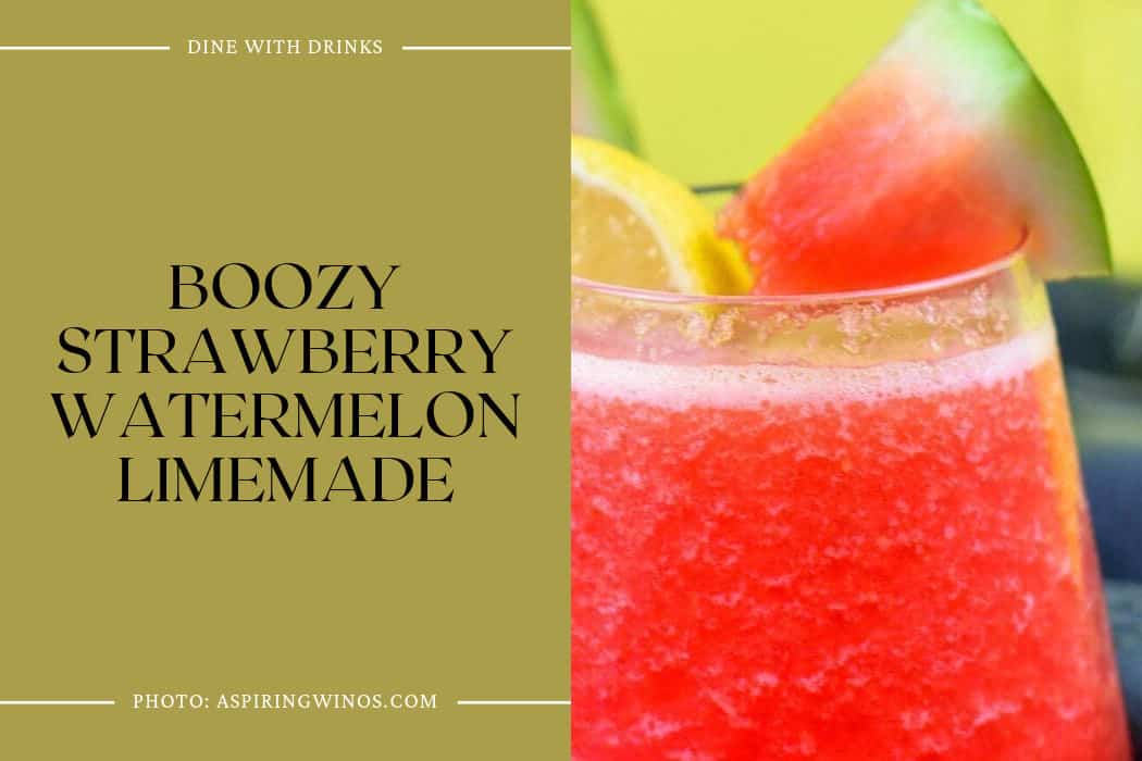 Boozy Strawberry Watermelon Limemade