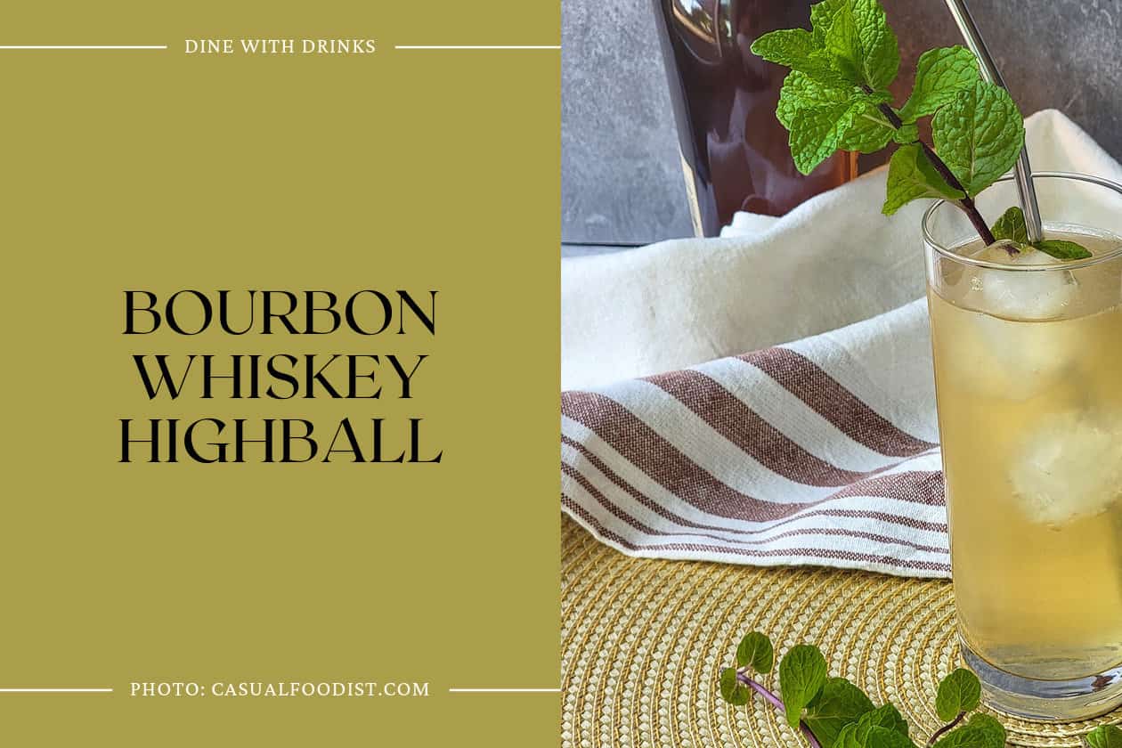 Bourbon Whiskey Highball