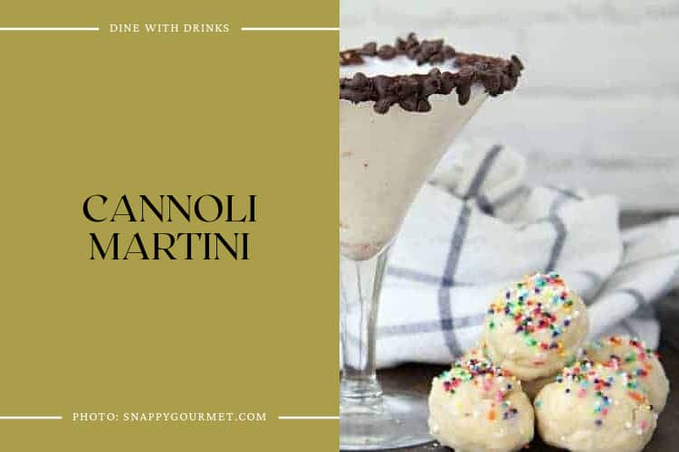 Cannoli Martini