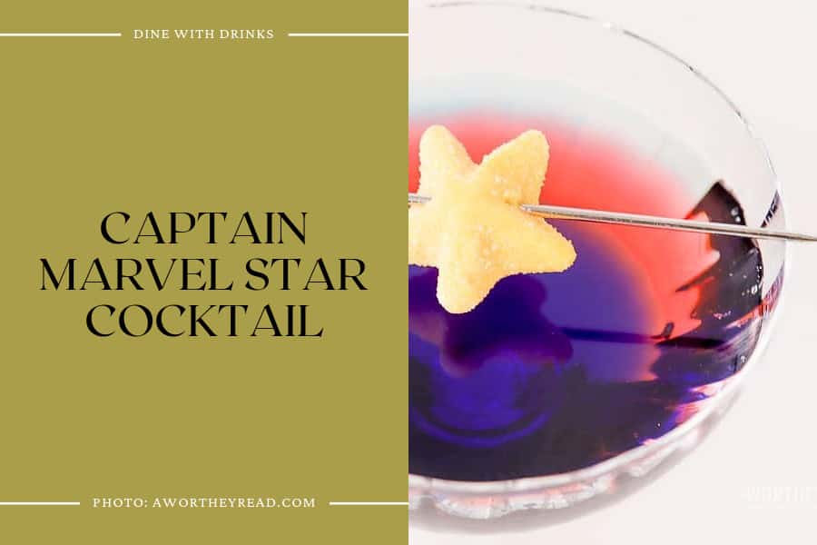 Captain Marvel Star Cocktail