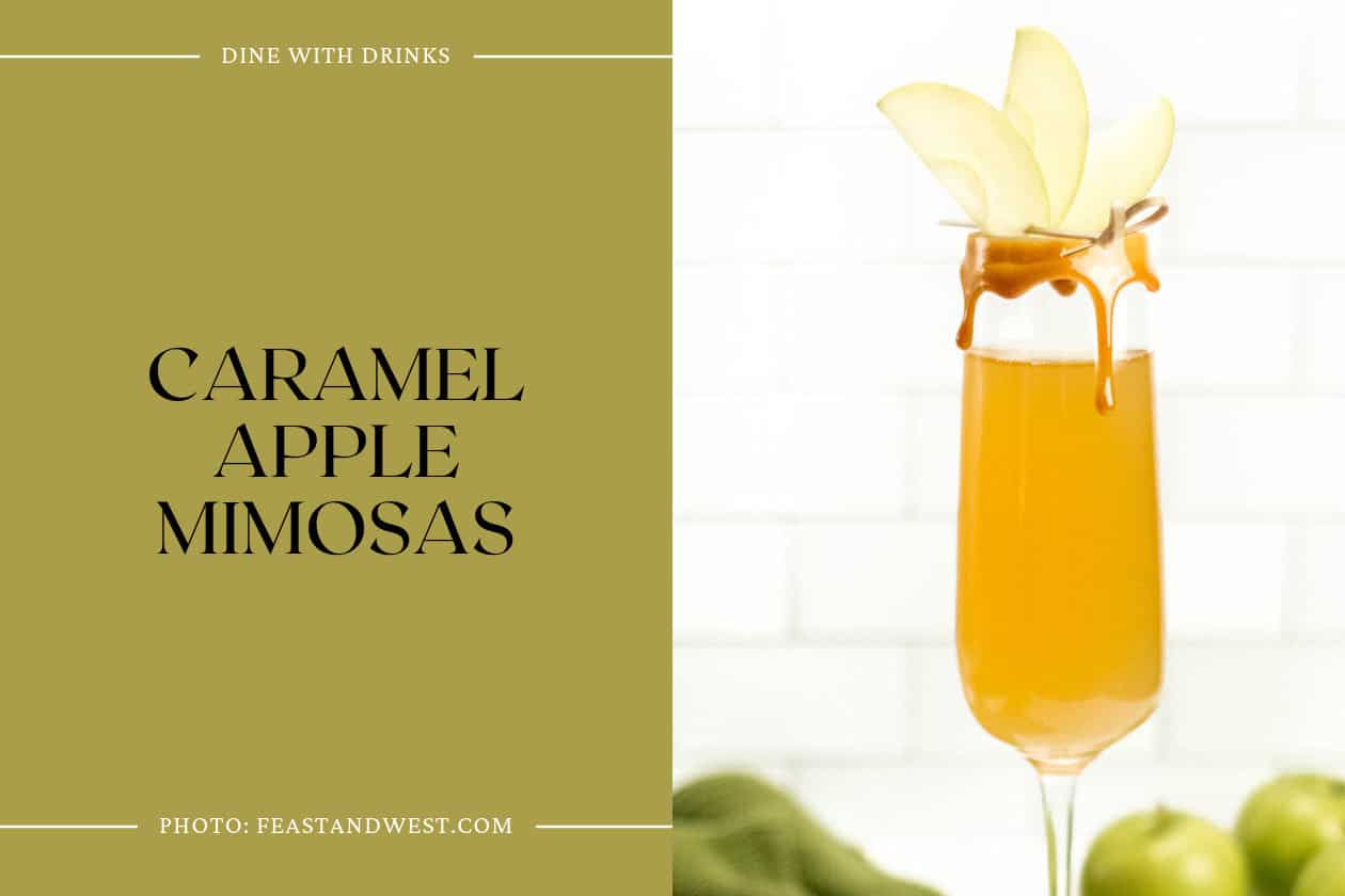 Caramel Apple Mimosas