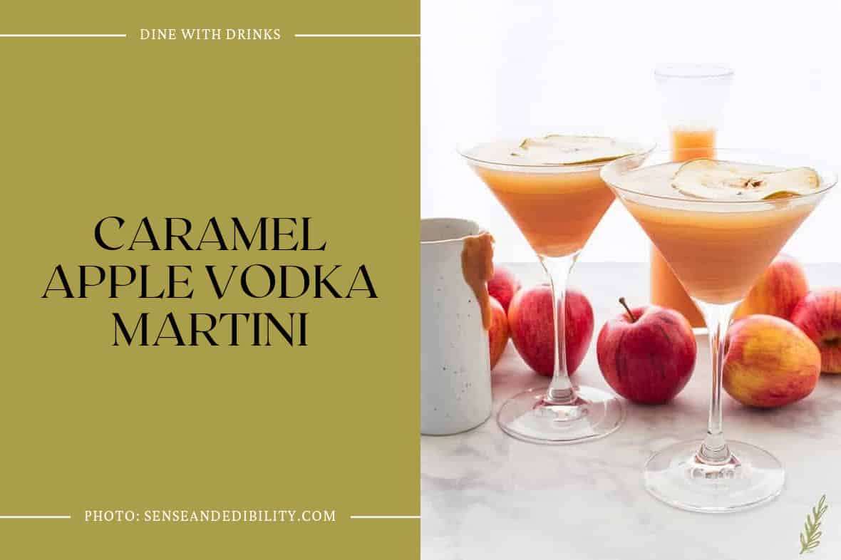 Caramel Apple Vodka Martini