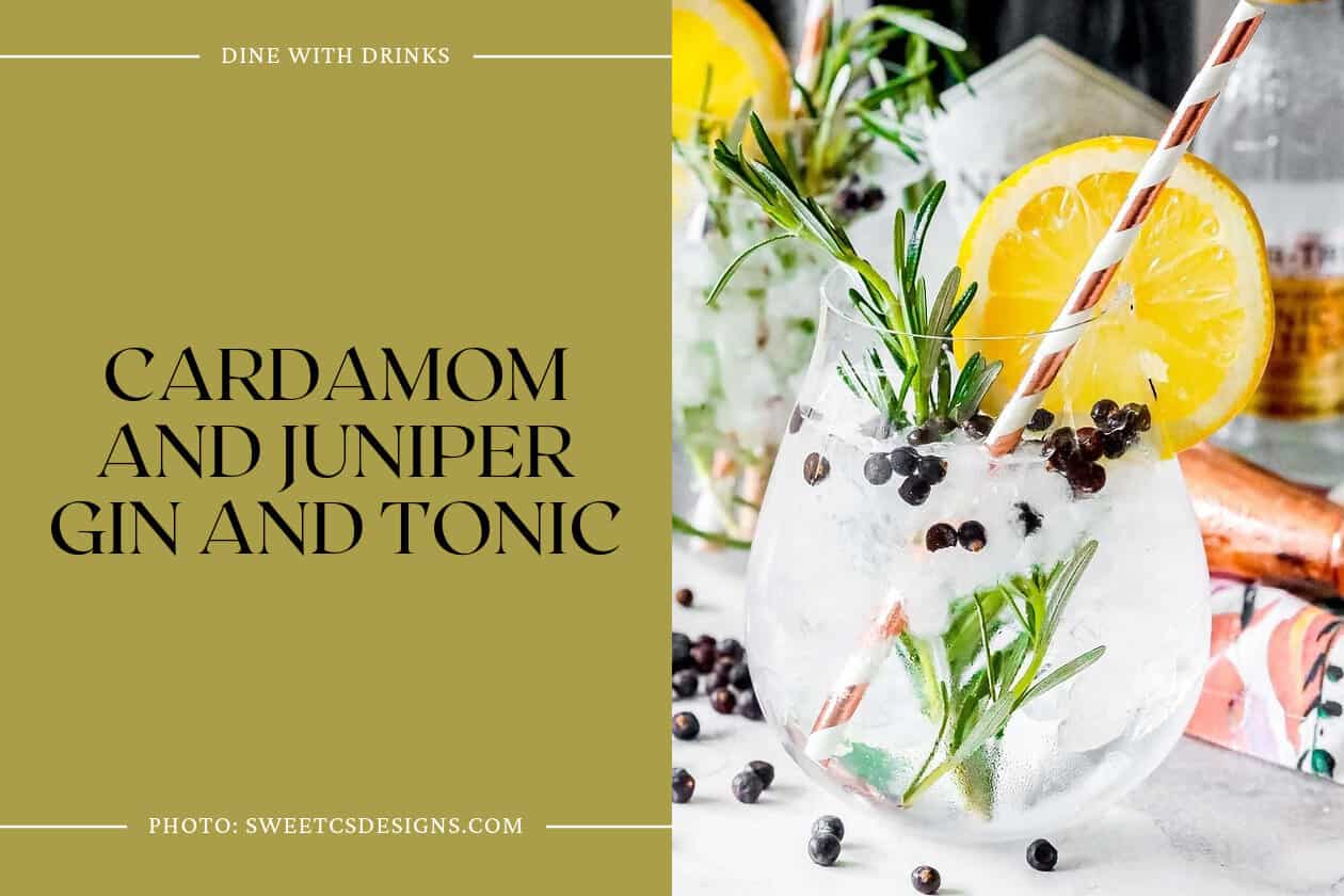 Cardamom And Juniper Gin And Tonic