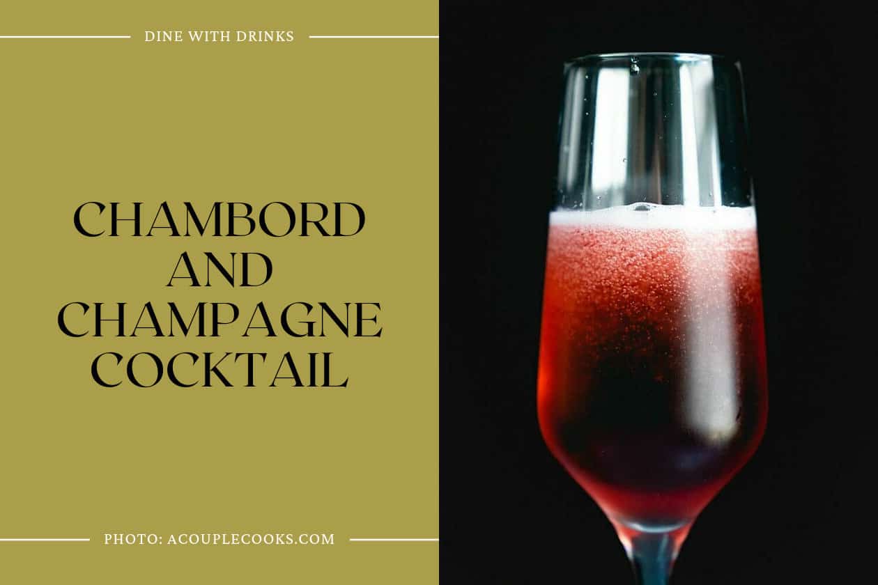Chambord And Champagne Cocktail