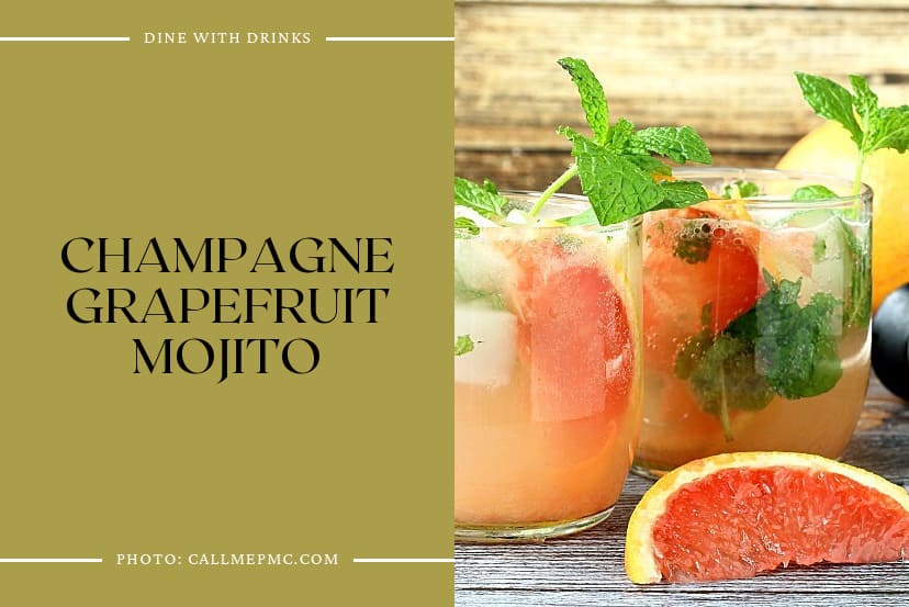 Champagne Grapefruit Mojito