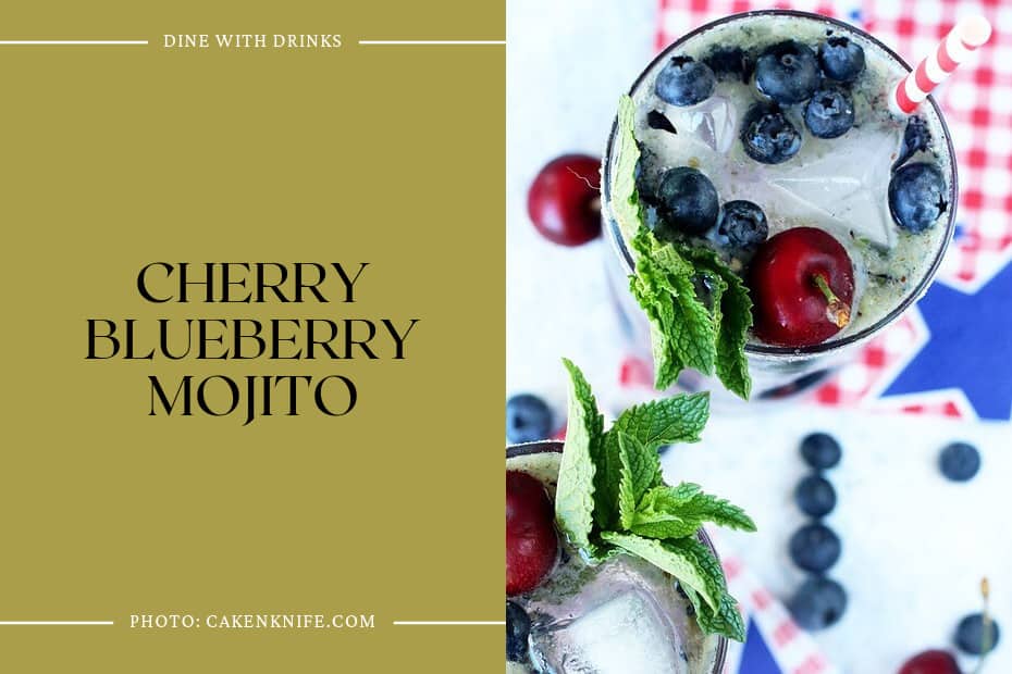 Cherry Blueberry Mojito