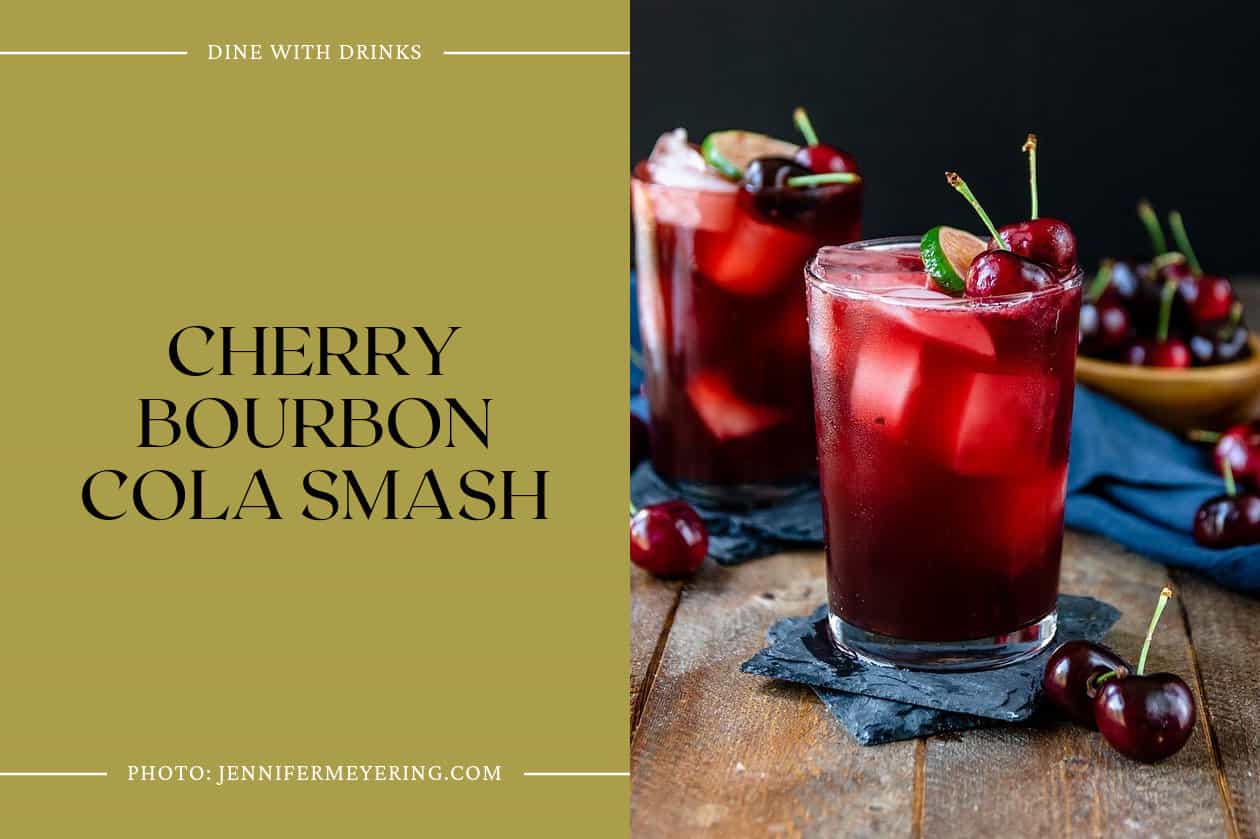 Cherry Bourbon Cola Smash