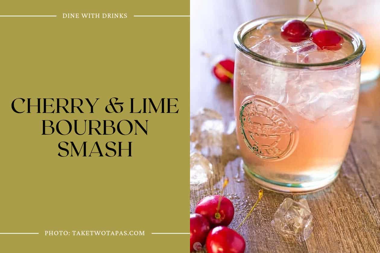 Cherry & Lime Bourbon Smash
