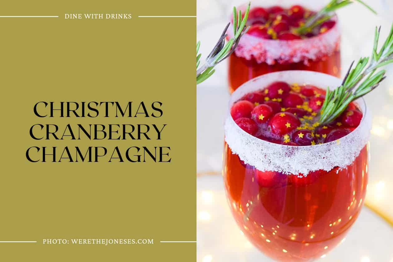 Christmas Cranberry Champagne