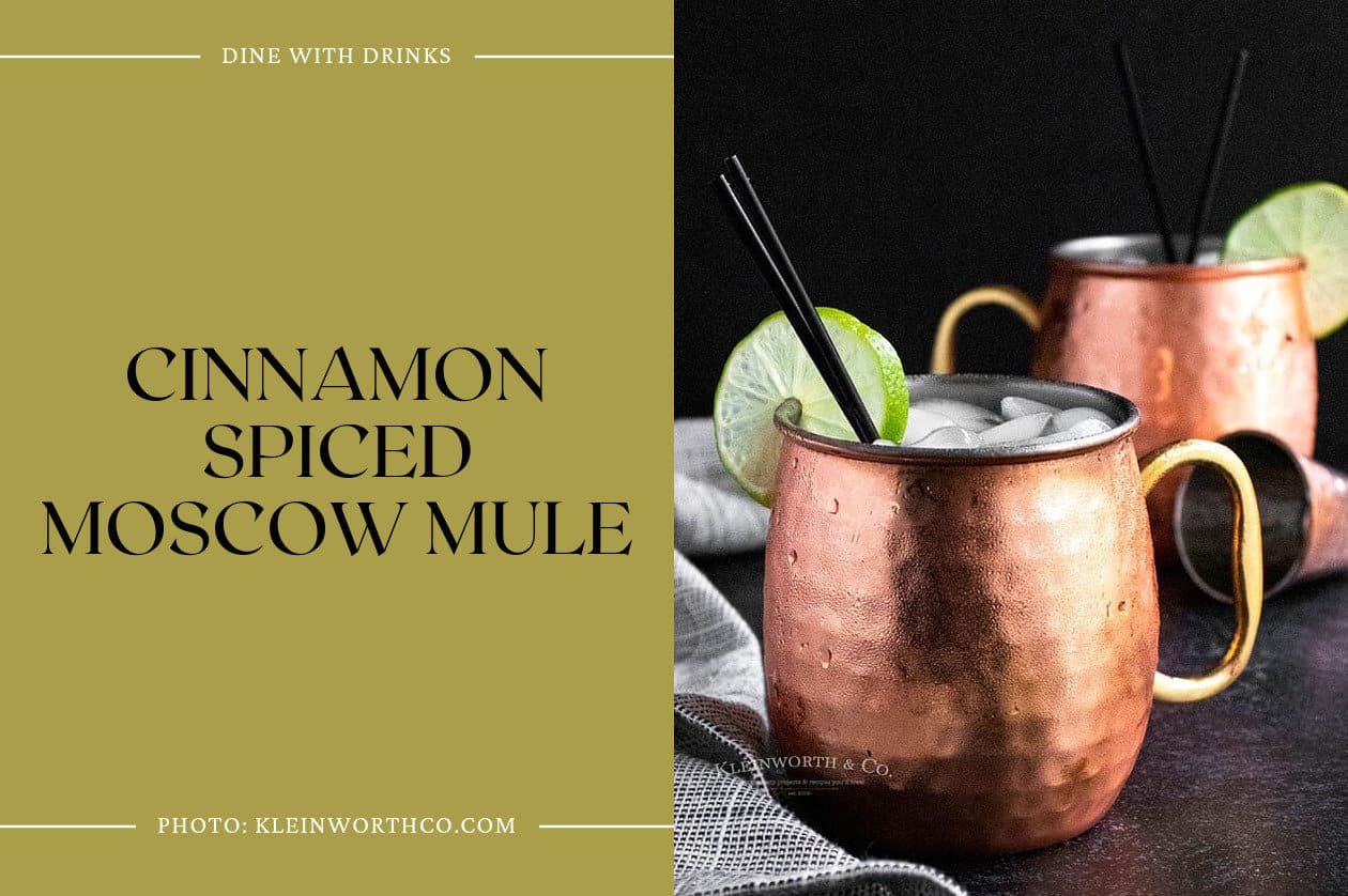 Cinnamon Spiced Moscow Mule