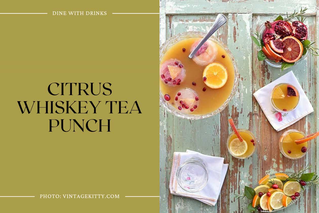 Citrus Whiskey Tea Punch